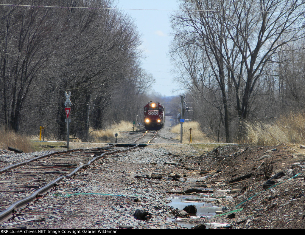 Stick Rail on a former CNW Line
